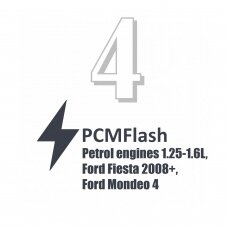 PCMFlash Petrol engines 1.25-1.6L, Ford Fiesta 2008+, Ford Mondeo 4 "Modulis 4"