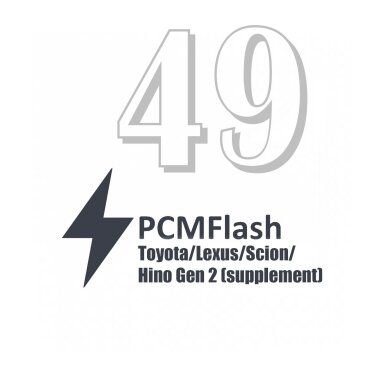 PCMFlash Toyota/Lexus/Scion/Hino Gen 2 (supplement) "Modulis 49"
