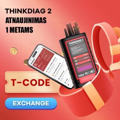 THINKDIAG-2 aktivacijos atnaujinimo kodas 1 metams ThinkDiag+ programai THINKDIAG-2 aktivacijos atnaujinimo kodas 1 metams ThinkDiag+ programai